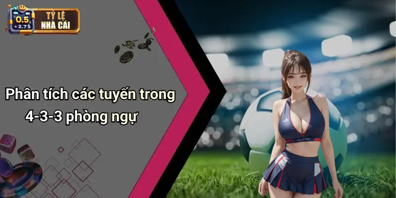 Phân tích các tuyến trong 4-3-3 phòng ngự