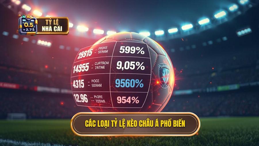 Kèo cược châu Á: Cẩm nang toàn tập và chiến thuật chinh phục đỉnh cao 2 Các loại tỷ lệ phổ biến trong Kèo cược châu Á