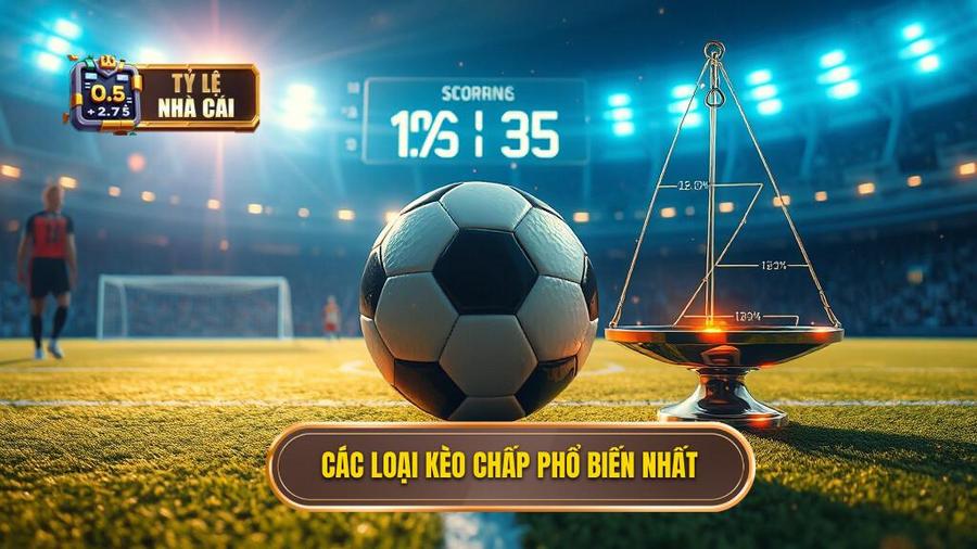 Kèo chấp là gì? Hướng dẫn chi tiết cách đọc và soi kèo cho người mới 3 Các loại tỷ lệ kèo chấp phổ biến nhất hiện nay