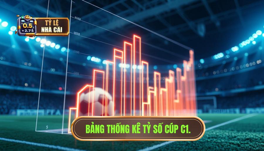 Bảng thống kê xu hướng tỷ số cúp C1 qua các mùa giải