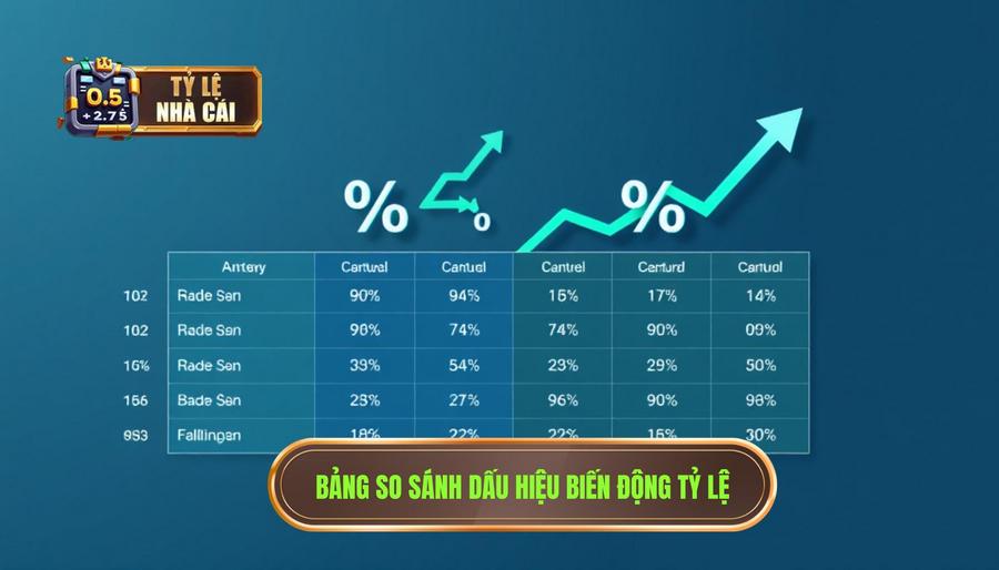 Mẹo phân tích tỷ lệ nhà cái hiệu quả: Bí quyết làm chủ cuộc chơi từ chuyên gia 3 Bảng so sánh các dấu hiệu biến động tỷ lệ
